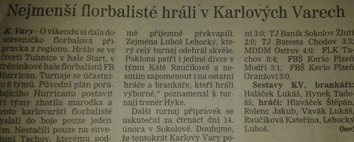 KARLOVARSKÝ DENÍK INFORMUJE: PŘÍPRAVKA
